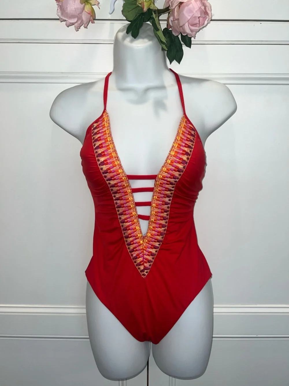 Becca Swimsuit ๐๐ with Multicolor Trimo - Picture 2 of 9